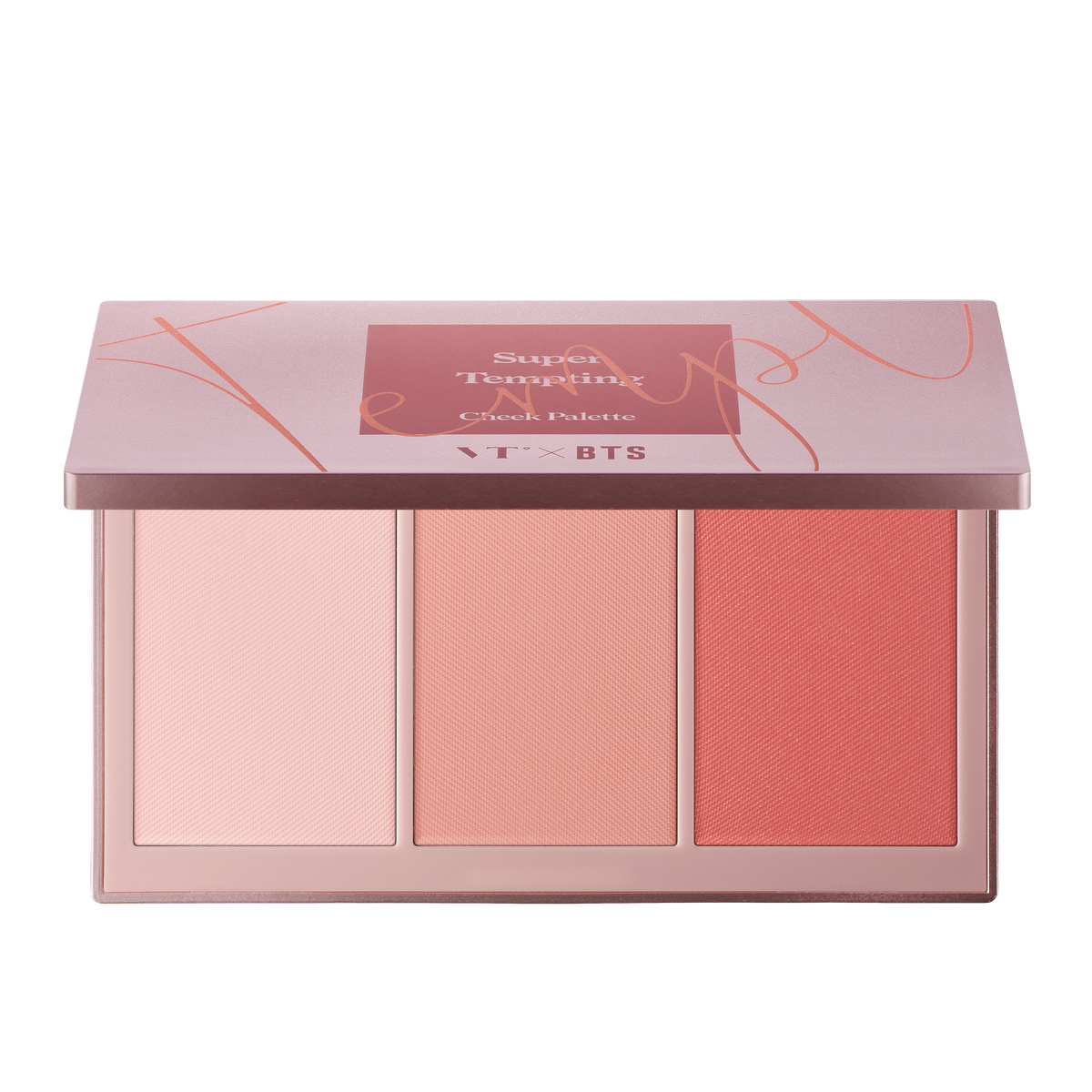 BTS×VTコスメ チークパレット#2(コーラル系)＋記念品プレゼント BT21×VT Cosmetic リアルウェア フィクシング クッション｜VT他、3商品