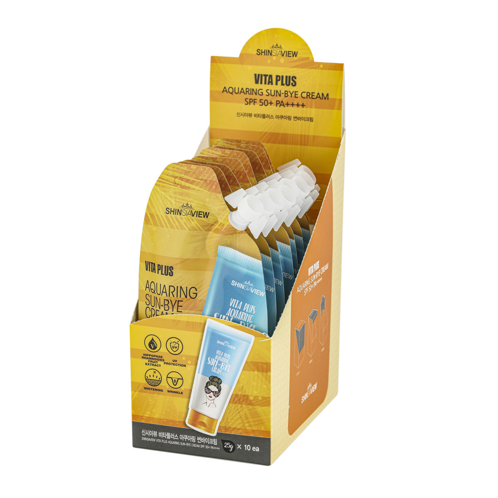 SHINSIAVIEW VITA PLUS AQUARING SUN-BYE CREAM SPF 50+ PA++++