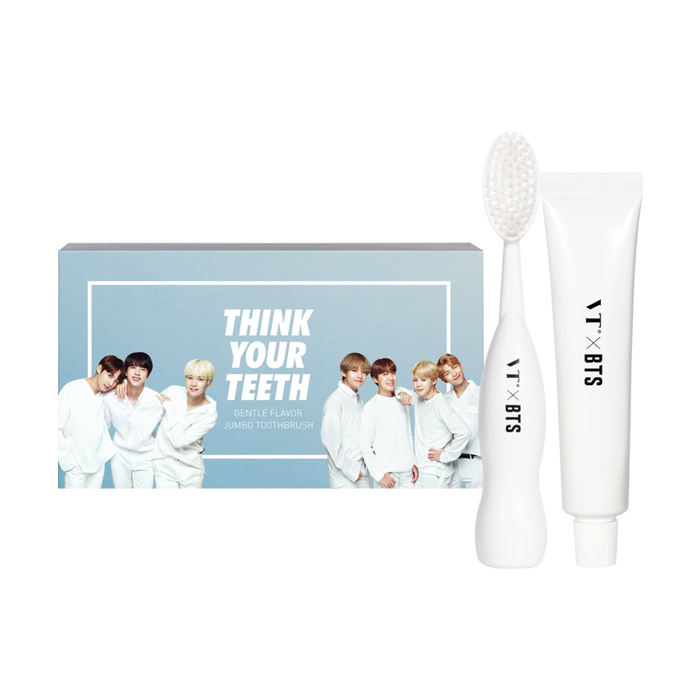 VT X BTS JUMBO TOOTHBRUSH KIT WHITE